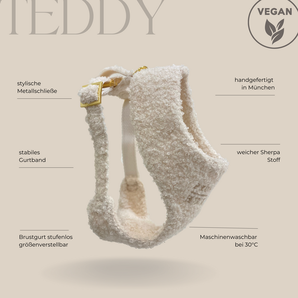 TEDDY cream soft harness