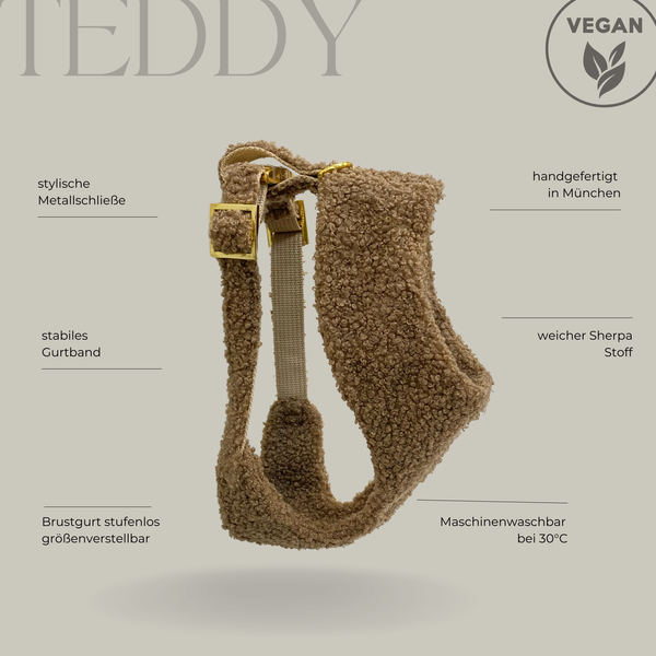 TEDDY tan soft harness
