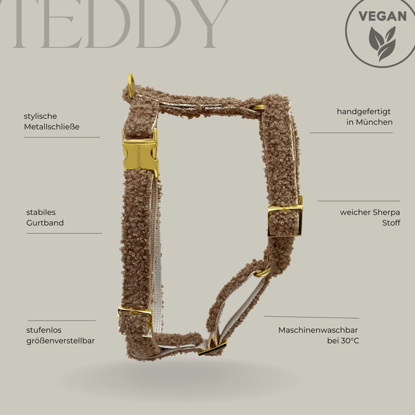 TEDDY tan dog harness