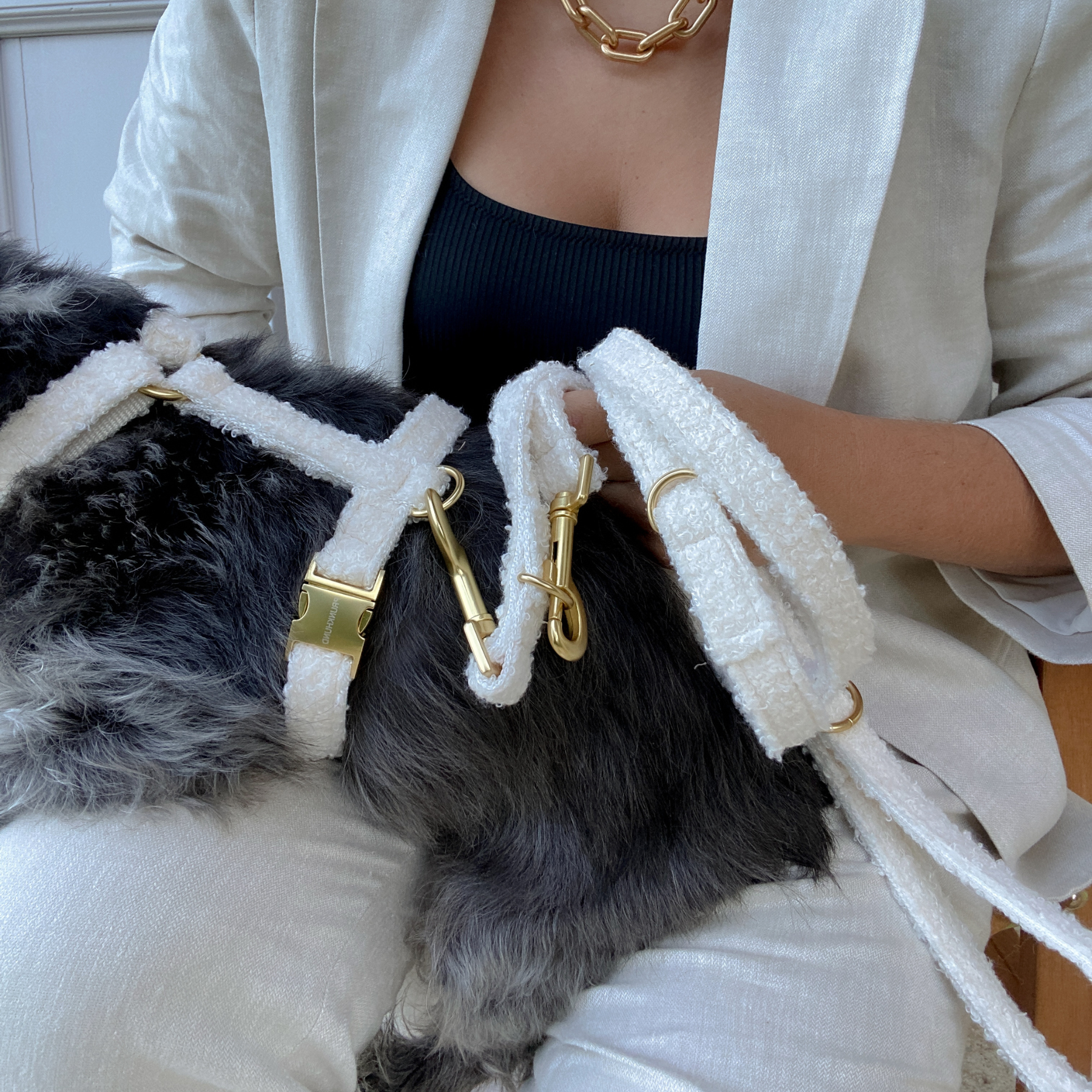 TEDDY cream leash